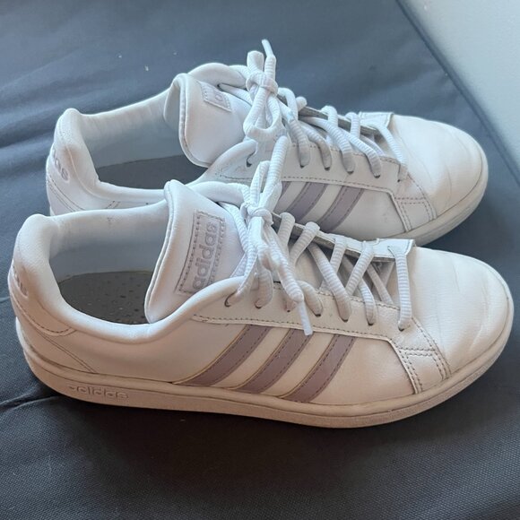 adidas Grand Court Cloudfoam Women's Sneakers - Mauve - Picture 2 of 5